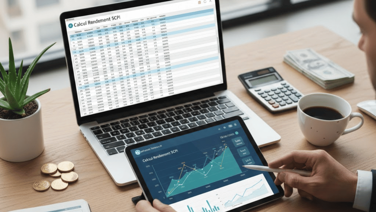 Calcul rendement SCPI atf-conseil-finance.fr