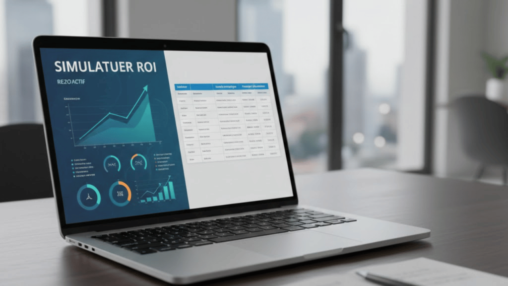 Simulateur retour sur investissement Rezoactif : Des astuces de pro pour piloter votre rentabilité digitale Simulateur retour sur investissement Rezoactif