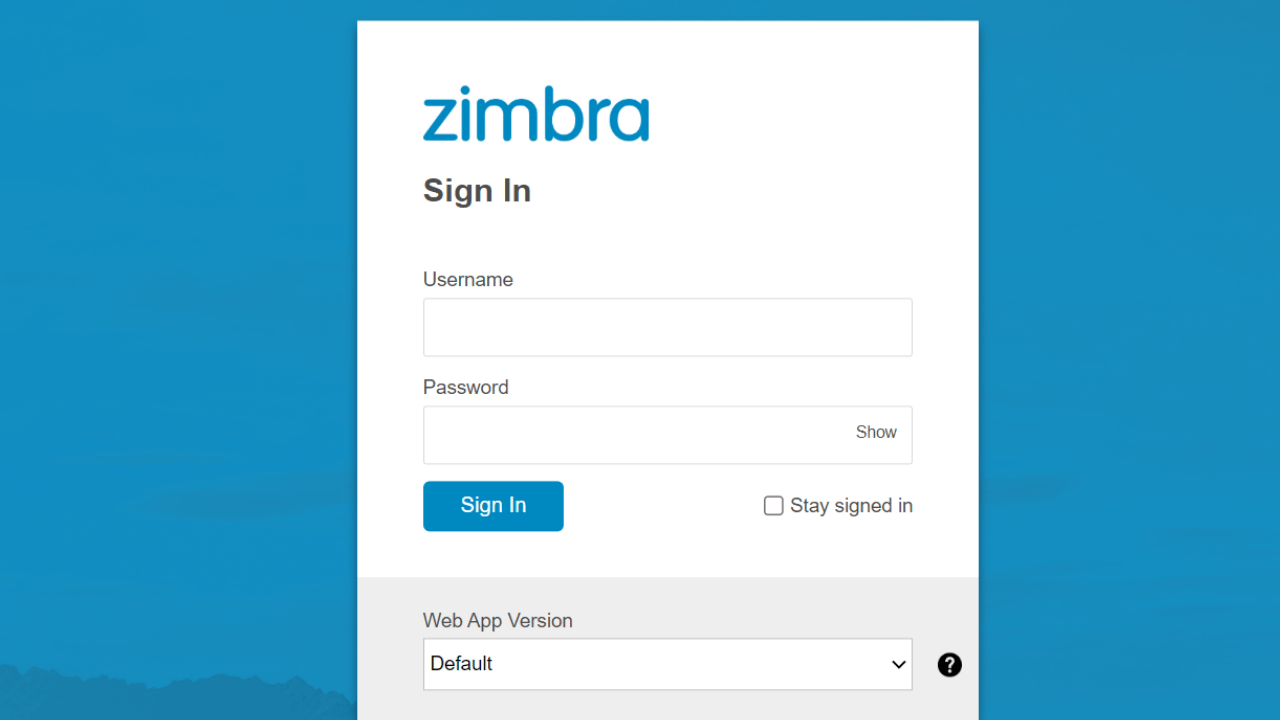 Zimbra SDIS 33