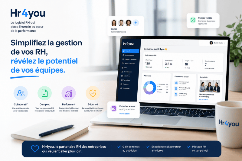Hr4you : Assurez le volet RH de votre entreprise sans prise de tête Hr4you