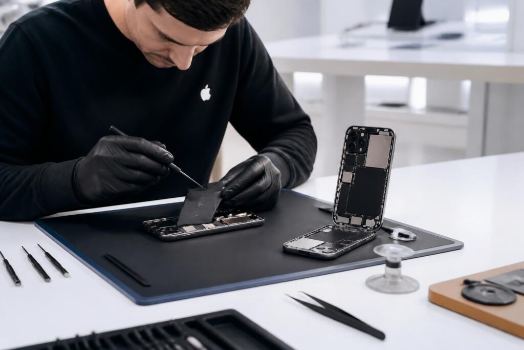 Changement batterie iPhone 15 Pro et Pro Max : tarifs et conseils Apple découvrez nos conseils pratiques et les tarifs officiels pour le changement de batterie de l'iphone 15 pro et pro max. prolongez la durée de vie de votre appareil avec les services apple.