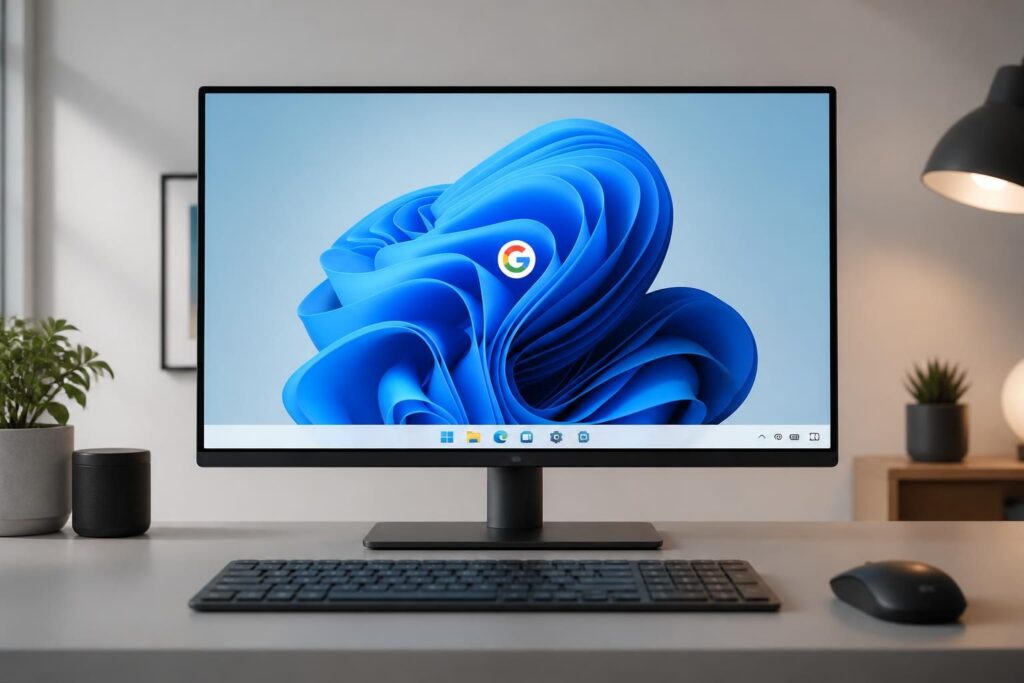 apprenez comment afficher facilement l'icône google sur le bureau de windows 10 et 11 grâce à notre guide simple et rapide.