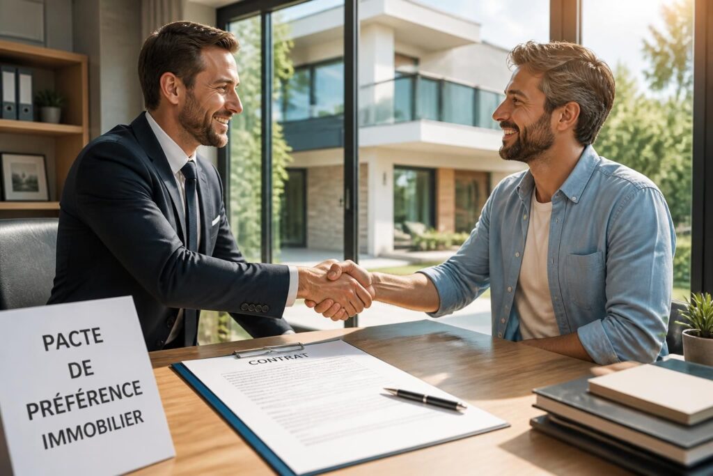 Pacte de préférence en immobilier : définition et exemples pratiques découvrez ce qu'est un pacte de préférence en immobilier, son fonctionnement juridique, et des exemples pratiques pour bien sécuriser vos transactions immobilières.