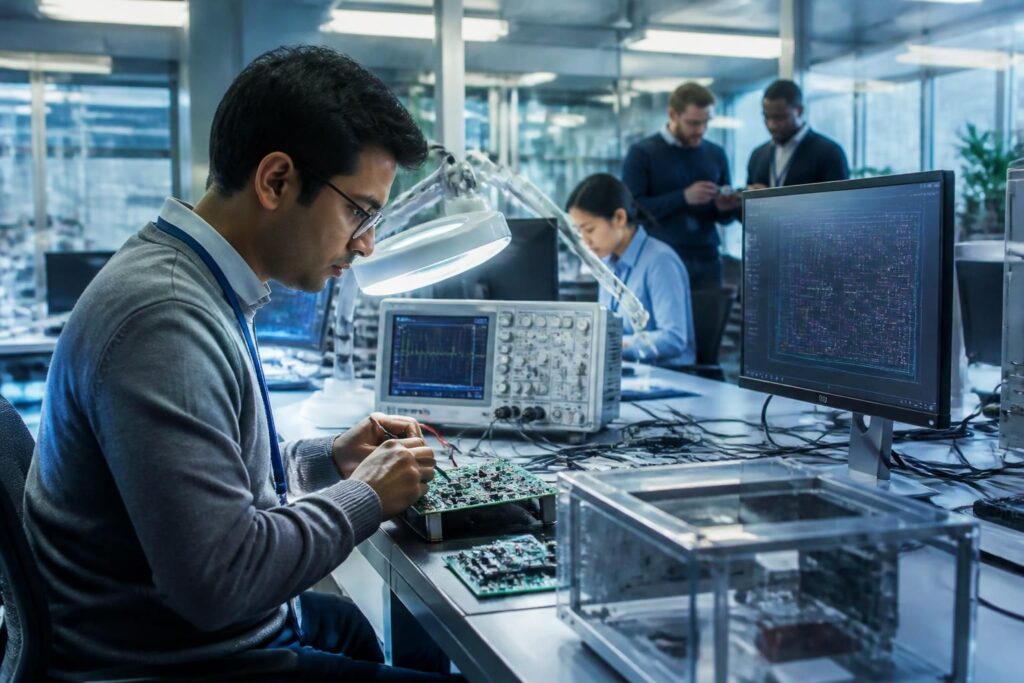 explorez les métiers de l'ingénierie électrique, découvrez les processus de conception et les perspectives d'emploi dans ce secteur en pleine croissance.