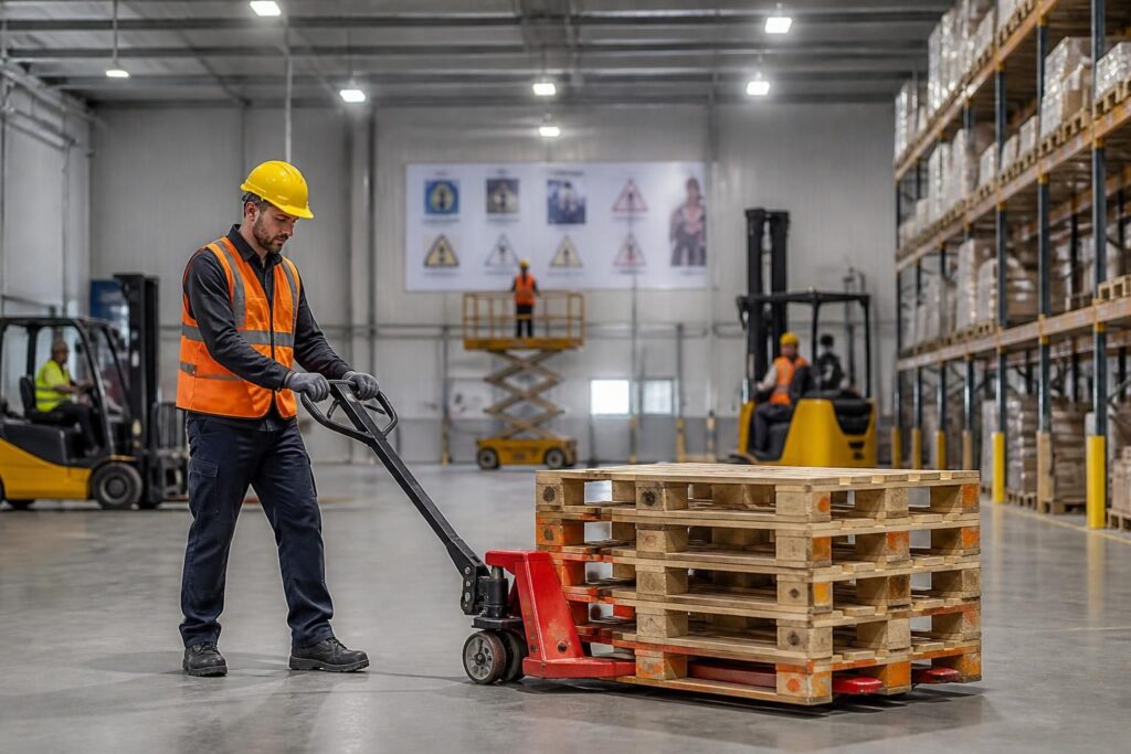 Transpalette manuel et CACES : quel certificat pour quel usage ? découvrez quel certificat caces est nécessaire pour l'utilisation d'un transpalette manuel et optimisez la sécurité et la conformité sur votre lieu de travail.