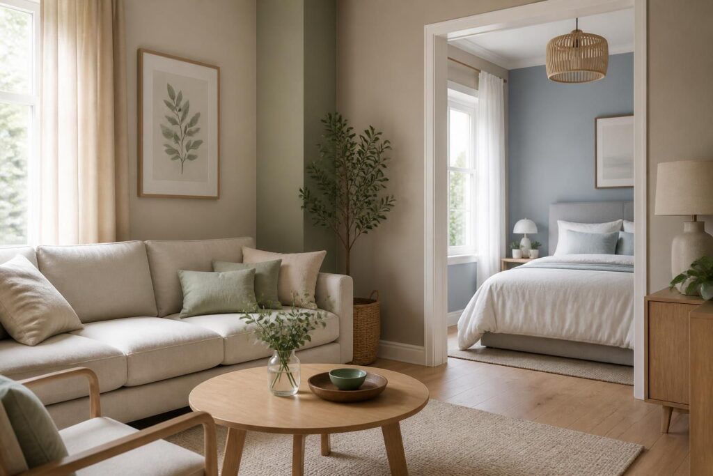 découvrez des idées de couleurs harmonieuses pour embellir votre salon et votre chambre. inspirez-vous de nos conseils pour créer une ambiance chaleureuse et accueillante dans chaque pièce de votre maison.