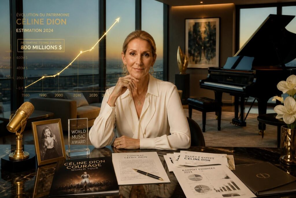 Fortune Céline Dion : évolution et estimation de son patrimoine en 2024 découvrez l'évolution de la fortune de céline dion et l'estimation actualisée de son patrimoine en 2024, incluant ses revenus, investissements et biens.